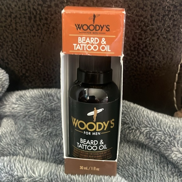 Woody’s for men beard and tattoo oil brand new one fluid ounce - Picture 2 of 5